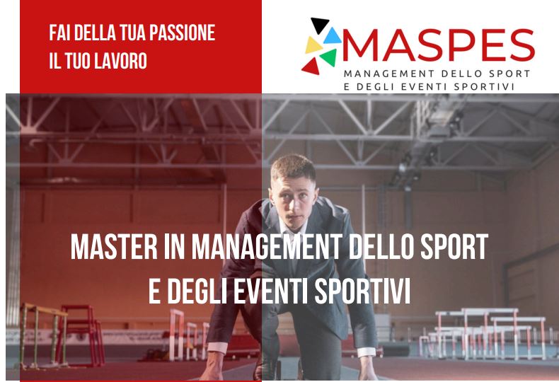 Save the date! 18 settembre 2024 Open Day Master MASPES - Management dello Sport e degli Eventi Sportivi