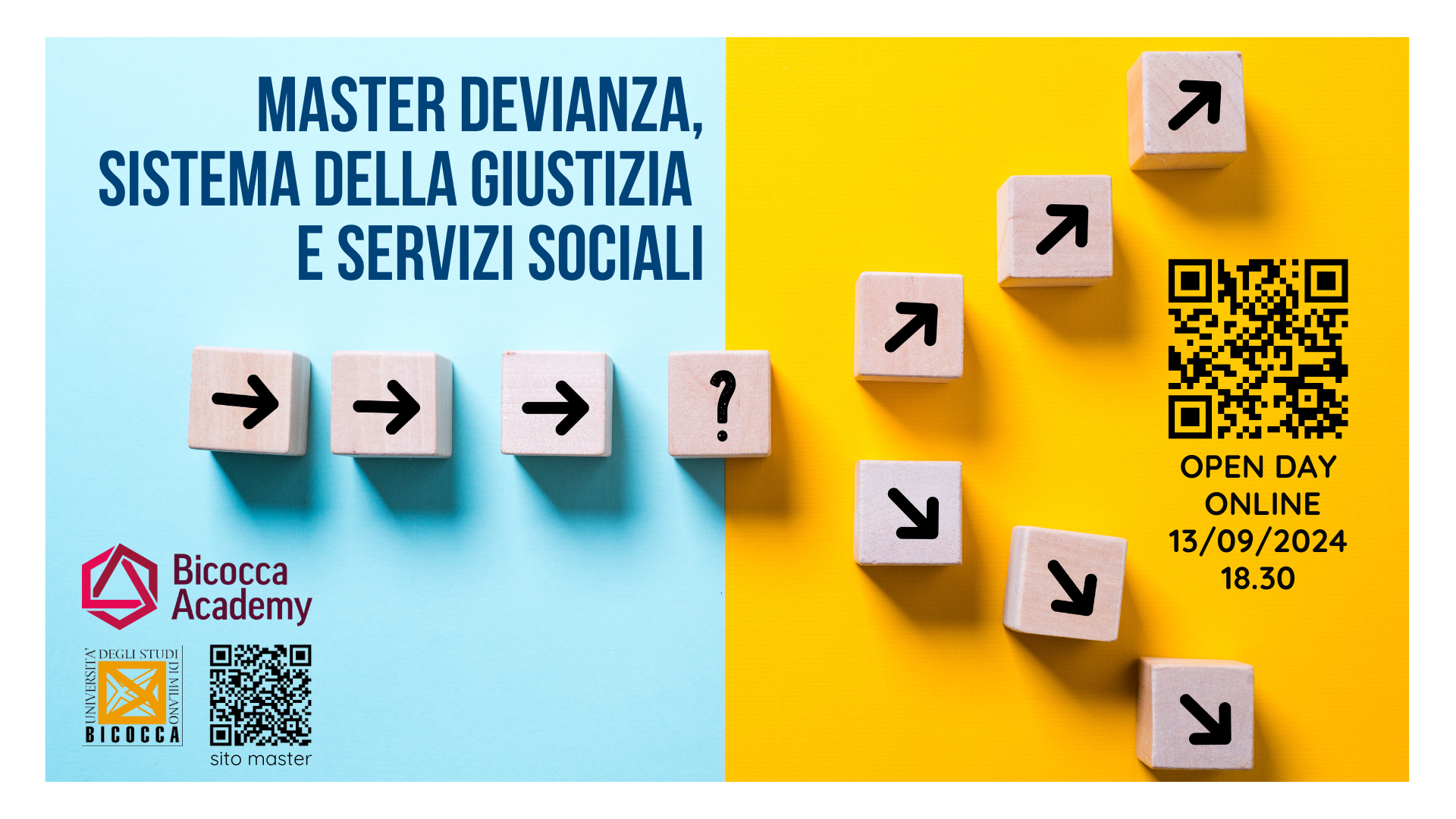 Master Devianza, sistema della giustizia e servizi sociali: open day il 13 settembre alle 18.30