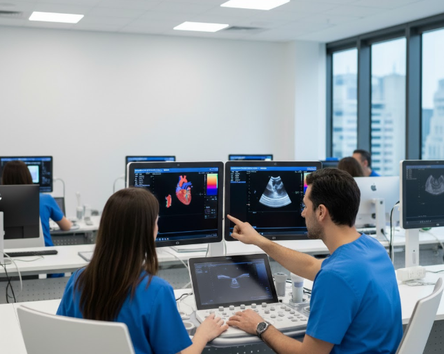 Cover image for Ecocardiografia clinica di base ed avanzata