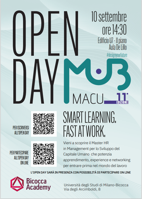 foto del volantino Open Day